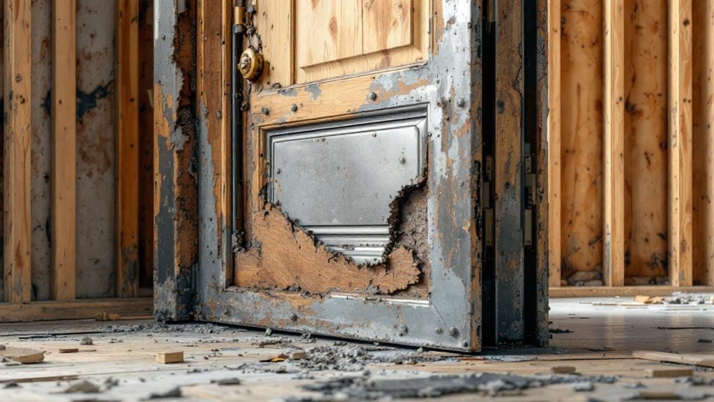 Перекос дверей: причины и решения для деревянных домов
