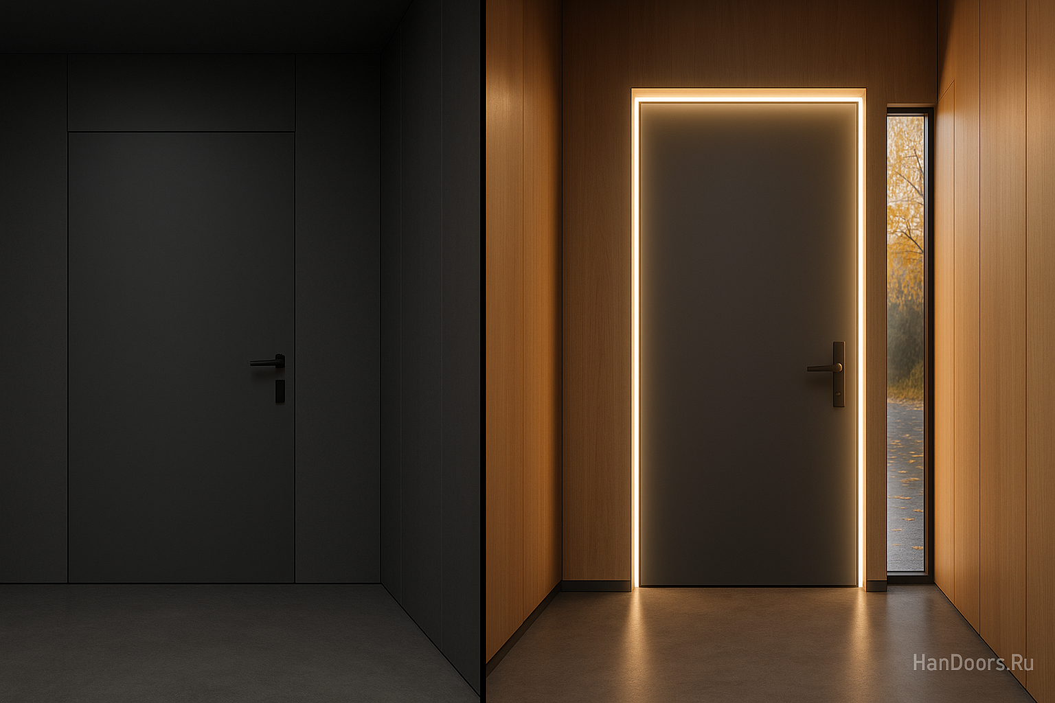Дверь с LED-подсветкой по контуру: ВАУ-эффект или визуальный шум? Разбираем 3 проекта